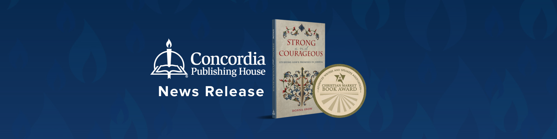 Press Release: Strong and Courageous wins The Christian Market Bible Study Book of the Year Award from AWSA
